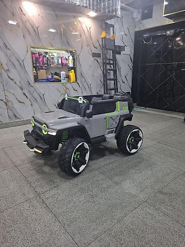 elekt: Uşaq üçün elektrikli off-road maşın - Korpus: boz rəngli, “off-road” — 4