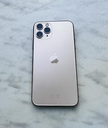 macbook pro 2011: IPhone 11 Pro, Qızılı, Face ID — 3