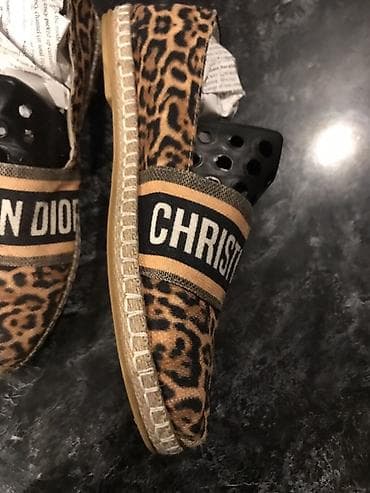 loafer: Leopar naxışlı espadril ayaqqabı yenidir altında 37 ölcü yazılsa da 36 — 2