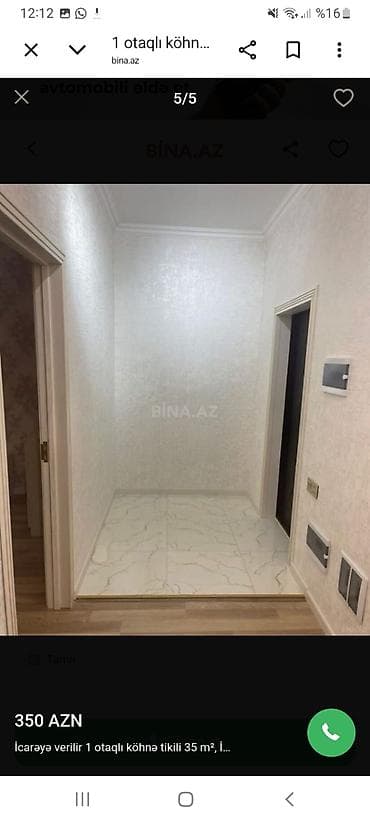 gencede bina evi: Kiraye ev axtarilir bir max iki məfərlik Elmlər yasamal ərazisidə — 1