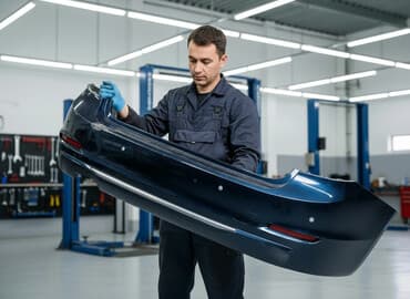 tofaş bufer: Arxa, BMW F30 2016 il, Almaniya, Ünvandan götürmə — 1