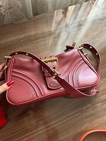 çantalar: Qadın çanta dəsti marka - Parlaq narıncı mini əl çantası: sərt — 2