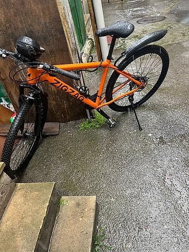 ZIGZAG dağ velosipedi - Rəng: narıncı, qara detallarla - Çərçivə