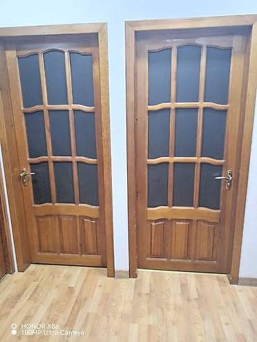 qapi dəmir: Taxta qapilar 6 ededdir 1 ededi 40 azn satilir‼️2 eded susesiz olcusu — 3