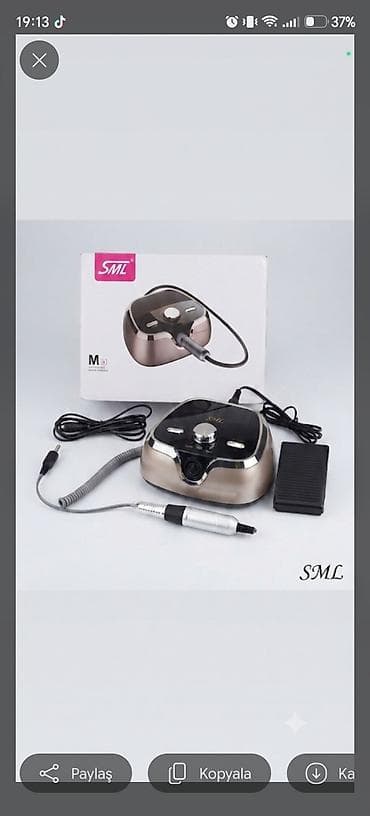 Gözəllik və estetika avadanlığı: SML M3 Frezer + Pedal + Qutu + Hədiyyə Tipslər✨ SML M3 Professional — 2