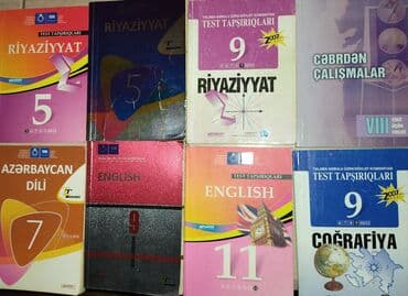 подготовка начальных классов: TQDK Qalın kitab Ədəbiyyat 3₼ Qalan digər kitablar 1₼ Riyaziyyat 5,9 — 1