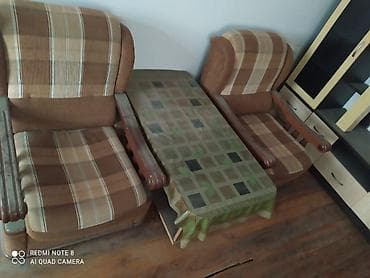 İşlənmiş, Divan, 2 kreslo, Bazasız, Açılan lalafo.az -da İşlənmiş, Divan, 2 kreslo, Bazasız, Açılan