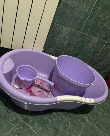 elektro skuter kreditga: Uşaq üçün vanna dəsti, dəstə vanna vedrə və kruşka daxildir, 50 manata — 1