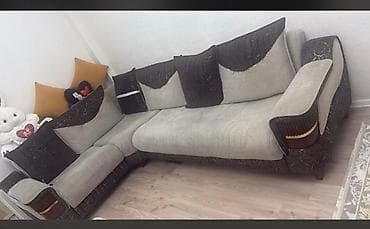 parta satisi: Künc divan, İşlənmiş, Açılan, Bazalı, Vеlur parça, Çatdırılma yoxdur — 1