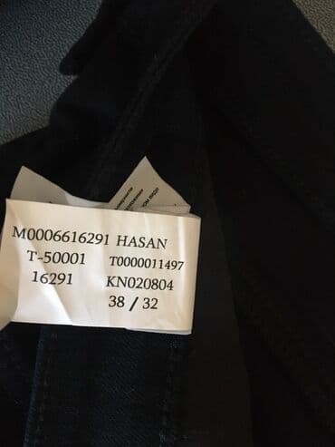 муж подарил жене негра на день рождения: Kişi ücün Mavi Jeans brendinə məxsus qara rəngli cins şalvar. Şalvar — 3