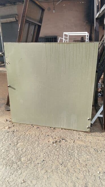 havalandırma zontu: Metal konteyner/qutu – qalın dəmirdən hazırlanmış, üstü rənglənmiş — 5