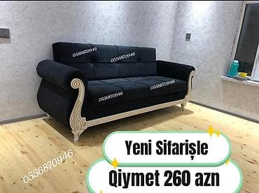 gence kreslo: Di̇van-kravat, Qonaq otağı üçün, Parça, Bazalı, Açılan, Kitab — 1