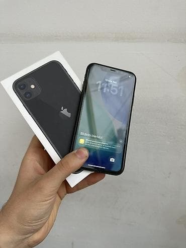 iphone 10 ikinci el: IPhone 11, 64 GB, Black Titanium, Face ID — 2