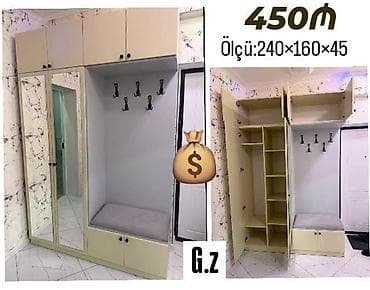 salon skafi: Dehliz dolab sifarişlə hazırlanır — 1