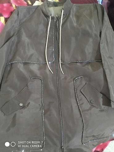 çimərlik geyimi: Qadın üçün yüngül küləkkeçirməz gödəkçə - Rəng: boz - Model: bomber — 1