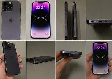iphone 13 qutu: IPhone 14 Pro, 512 GB, Black Titanium, Barmaq izi, Face ID — 2