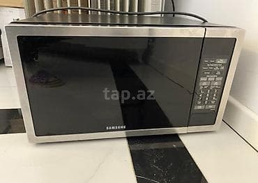 mikrodalga: Mikrodalğalı soba Samsung, Ayrıca dayanan, Mikrodalğalar ilə, rəng - Gümüşü — 1