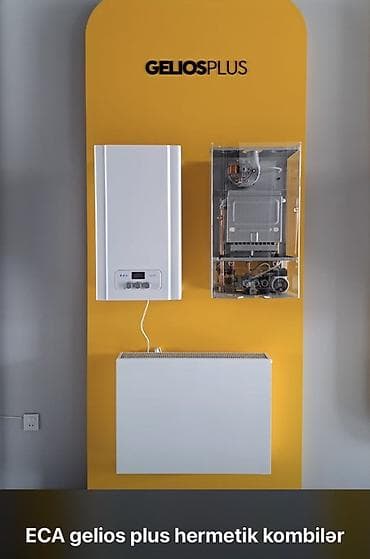 ECA Gelios Plus hermetik kombi - Divara quraşdırılan, qapalı yanma