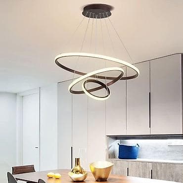 lisd: Led Çılçıraq, 3 lampa, Metal — 2