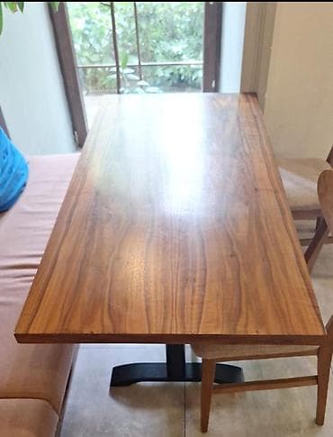 Restoran mebeli: 💫RR
10 eded 
60×120 ölçü, şpon, masa biri 120 manat
Unvan Tarqovi — 1