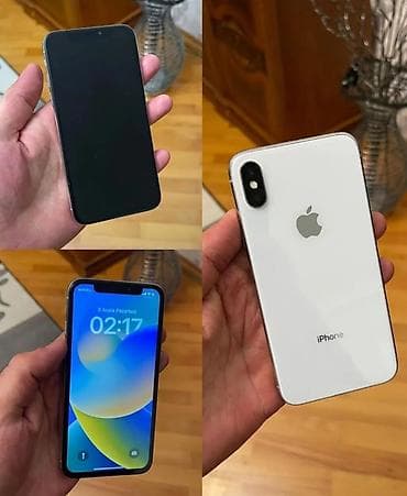 IPhone X, 64 GB, Ağ, Face ID