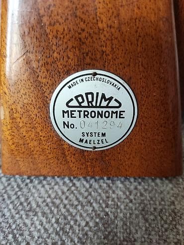 metronom: PRIM mexaniki metronom – Maelzel sistemi İstehsal: Çexoslovakiya — 3
