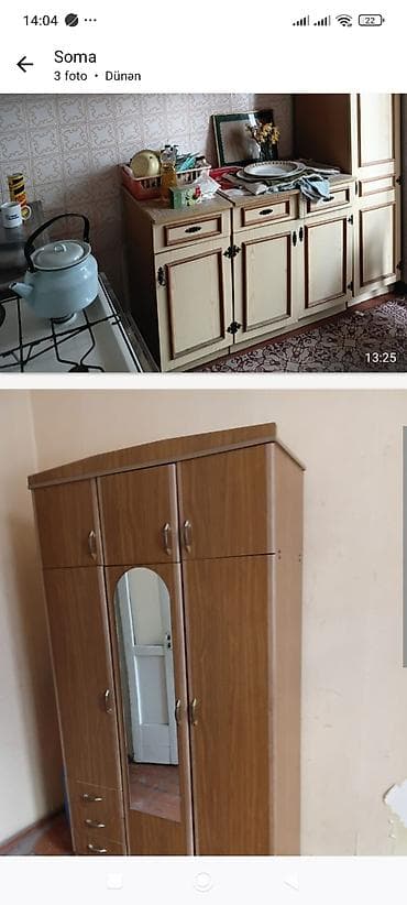 quxnu mebeli: Salam mətbəx mebeli ve şkaf biryerde satılır ayrıda satılır çox — 4