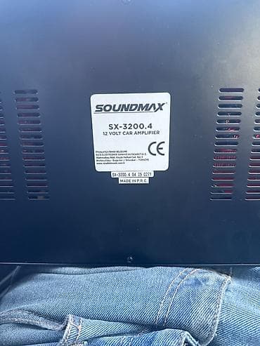 ses guclendirici satilir: Ses guclendirici suliter 3200 wat 4 kanal tezedir iwlenmeyib super ses — 2