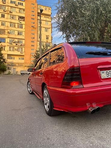 w202 zaslonka: Mercedes-Benz C-Class (W202) Universal/Wagon – qırmızı rəng — 5