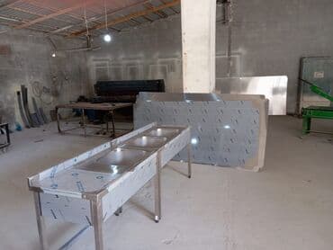 konveksiyon bişirmə sobası qiyməti: Nejaveka stollar və moykalar istənilən ölçüdə restaran — 10