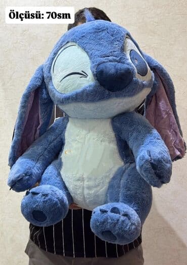 Oyuncaqlar: Böyük ölçülü Stitch plyuş oyuncaqları 70 sm 100 AZN, 130 sm 200 AZN. - — 4
