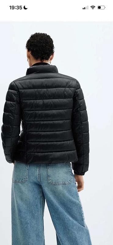 Qadınlar üçün qara rəngli yüngül puf şişmə qısa gödəkçə. - Klassik — 2