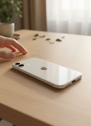 IPhone 11, 64 GB, Ağ, Face ID