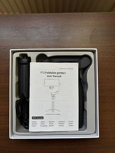 apple x 128 gb: F12 3 Oxa Malik Qatlana bilən Smartfon Gimbali - 3 oxlu — 2