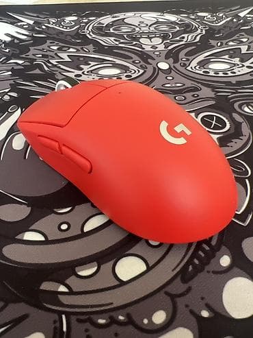 Logitech G Pro X Superlight simsiz oyun siçanı – qırmızı rəng