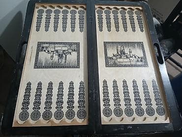 +3 azn das ve zer Taxta nərd taxtası - Material: təbii ağac, iç hissə