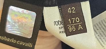 qara donlar: Roberto Cavalli qadın paltarı - Model: leopard naxışlı, asimmetrik — 4