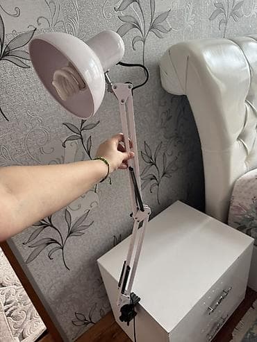 stol üstü: Masaüstü qısqaclı işıq lampası - Rəng: açıq çəhrayı/solğun çəhrayı - — 2