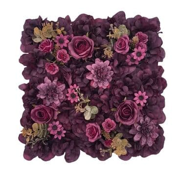 lalələr lalə gülü şəkilləri: Dekorativ süni gül paneli – kvadrat modul - Dizayn: sıx çiçək — 2