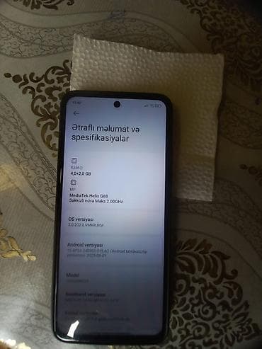 nokia 1680 classic: Redmi 128 GB, rəng - Qara, Barmaq izi — 9