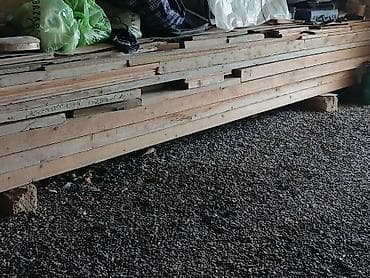 Taxta materialları – müxtəlif ölçülü taxta lövhələr və şalbanlar -