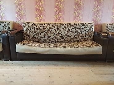 İşlənmiş, Divan, 2 kreslo, Divan, Bazalı, Açılan — 2