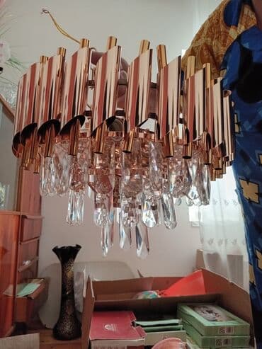 lusturler qiymeti: Çılçıraq, 5 lampa, Farfor — 1