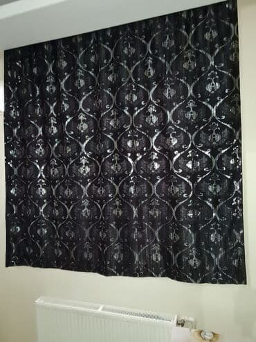 məxmər məhrəbalar: İşlənmiş, Vilyur Pərdə, rəng - Qara, Ünvandan götürmə — 8