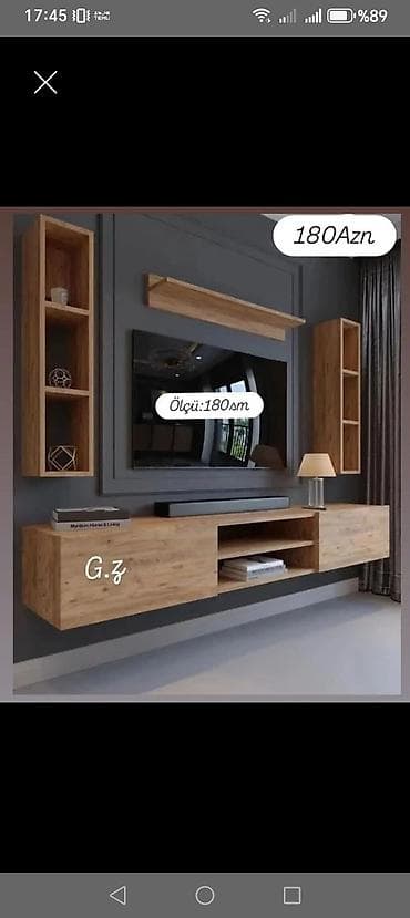 Düz TV altlığı, Polkalı, Laminat lalafo.az -da Düz TV altlığı, Polkalı, Laminat
