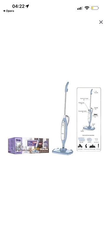 Buxarli döşəmə təmizləyicisi – 1250W Cemi 2defe istifade olunub