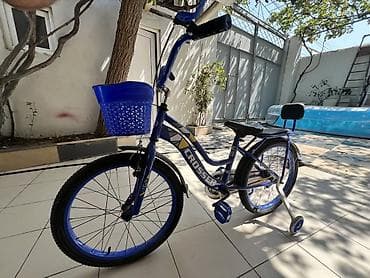 Uşaq velosipedi – CROSser, mavi rəng. Xüsusiyyətlər: - Təxminən 18–20