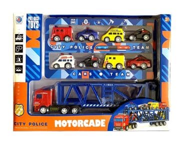 автомобильный набор: Автовоз с машинками В набор входят машинки с инерционным механизмом — 1