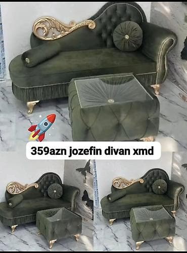 Divan, Yeni, Açılmayan, Bazasız, Vеlur parça, Şəhərdaxili pulsuz çatdırılma