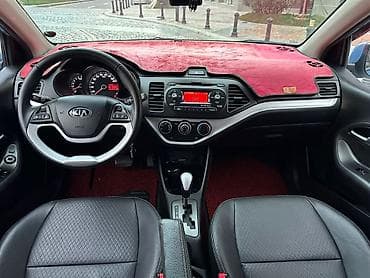 audi a8: Kia Morning, mavi rəng, şəhər üçün yığcam və iqtisadi hetçbek — 4